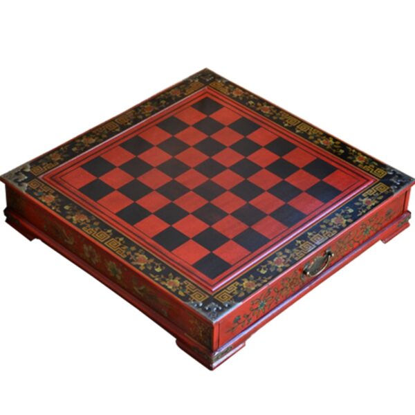 Classic Chinese Warriors Wooden Chessboard - Image 4