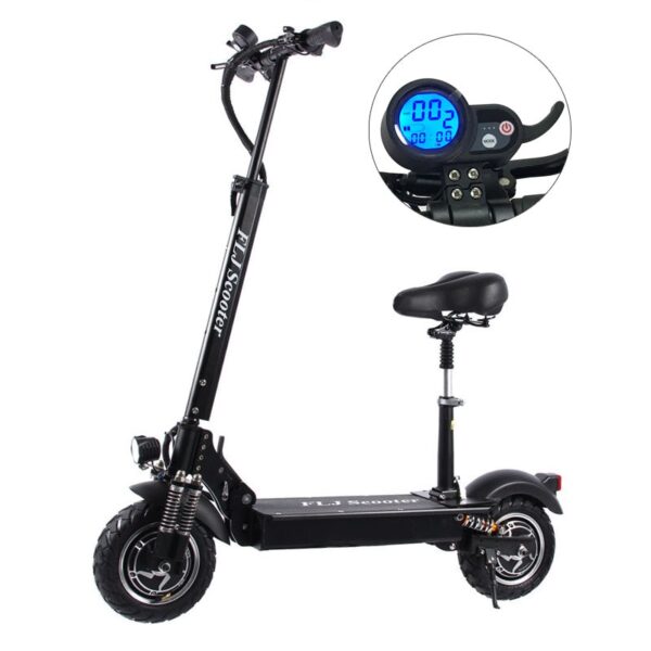 Folding Twin Motor Electric Scooter - Image 3