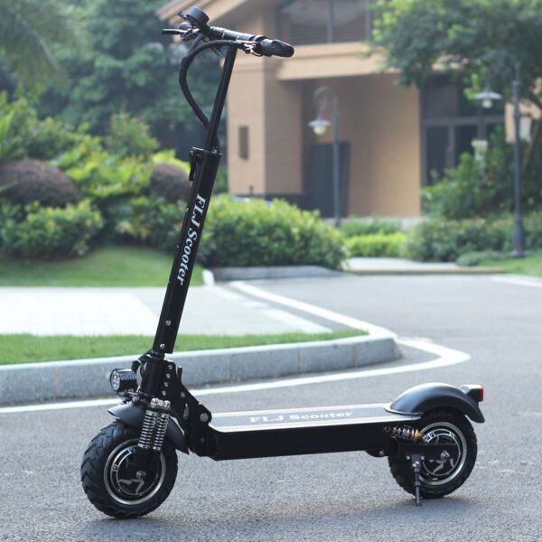 Folding Twin Motor Electric Scooter - Image 4