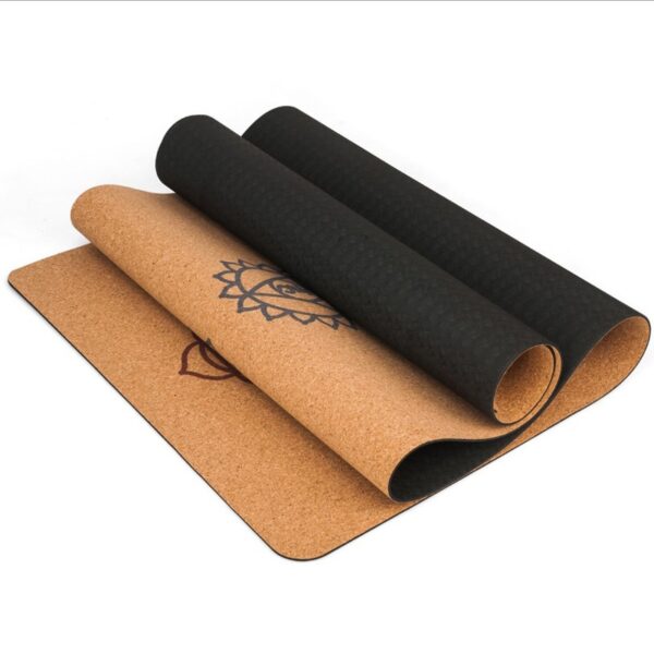 Natural Cork Yoga Mat - Image 3