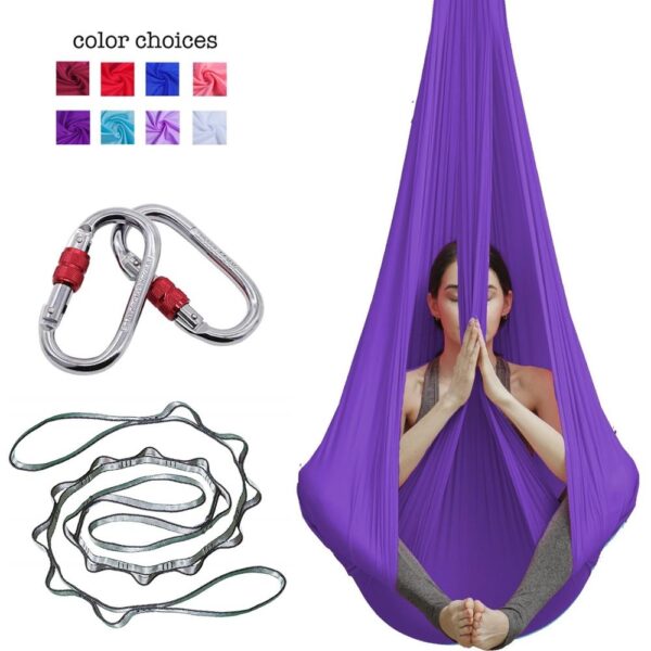 Solid Color Yoga Flying Hammock