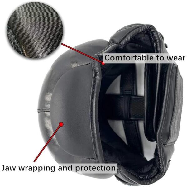 Full-Covered Boxing Sparring Helmet - Image 3