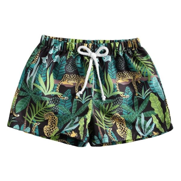 Cartoon Animal Printed  Boy's Swimming Trunks - Image 6