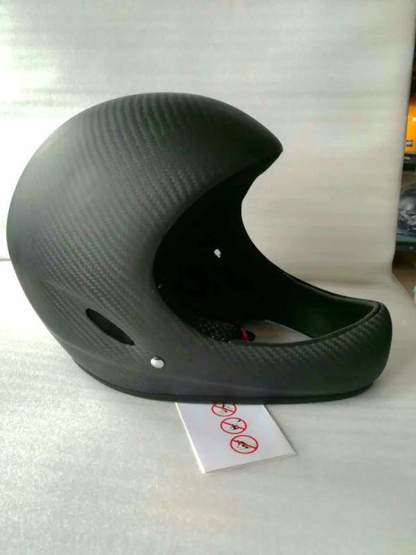 All carbon fiber  delta wing helmet