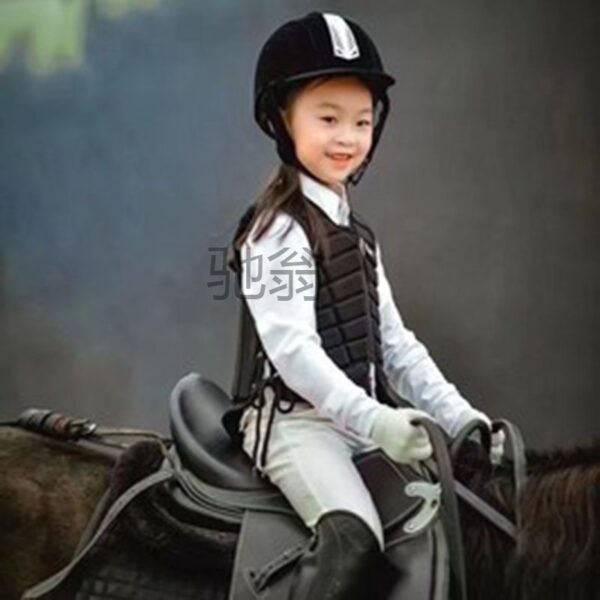 New British equestrian helmet for boys and girls suede knight helmet for polo and horse riding competitions - Image 4