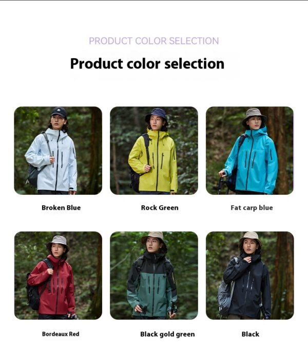 Storm proof rains hard shell outdoor jacket - Image 6