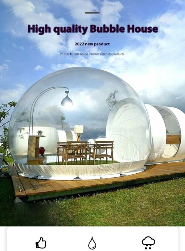 Inflatable Bubble House Transparent Model Tent