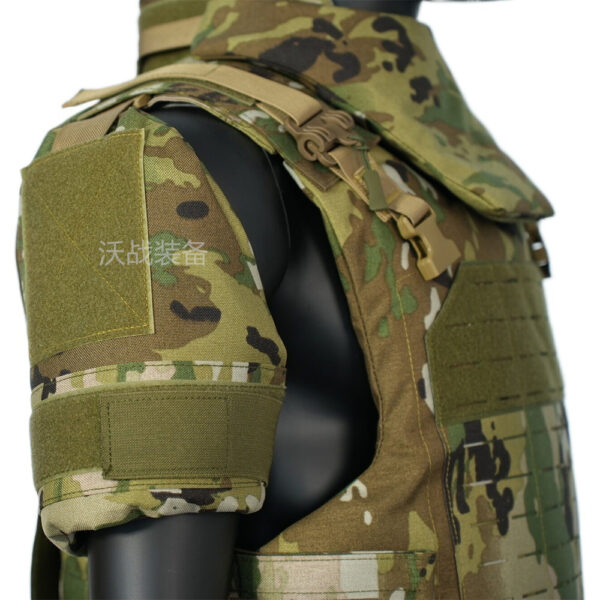 Full protection bulletproof vest GA Level 2 and 3 laser quick release PE/aramid 3A. 44 CP tactical vest - Image 4