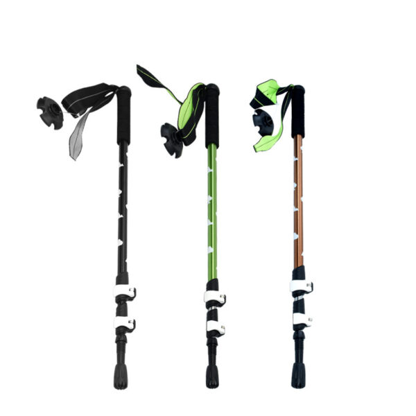 Children's folding aluminum alloy hiking poles - Image 2