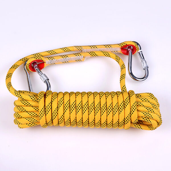 Outdoor climbing rescue climbing rope