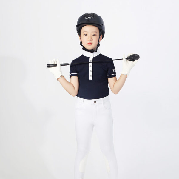 Children's Equestrian Clothing Set Armor Riding Short Sleeve Children's Equestrian Clothing Women's Equestrian Clothing - Image 4