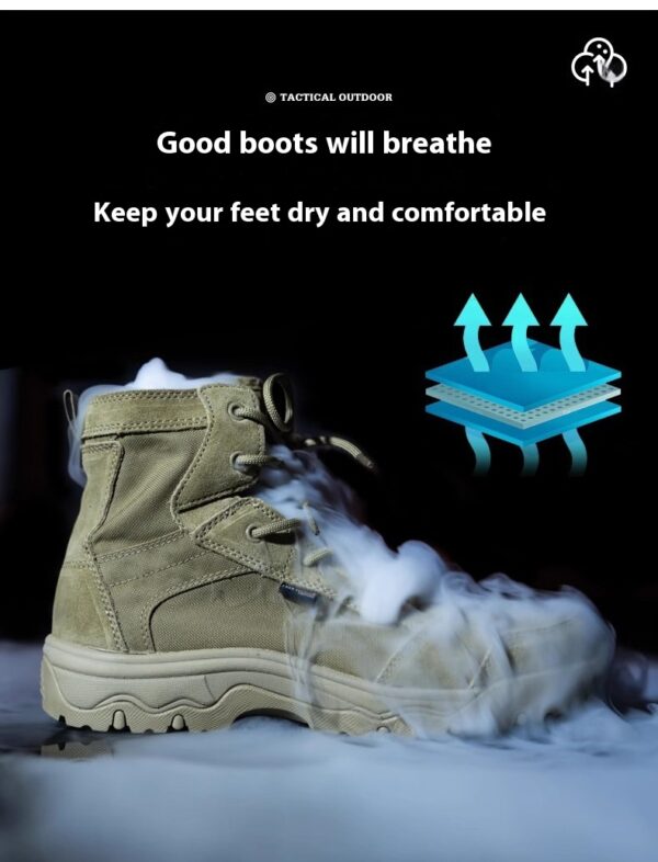 Outdoor breathable tactical hiking boots - Image 6