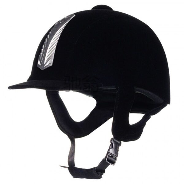 New British equestrian helmet for boys and girls suede knight helmet for polo and horse riding competitions