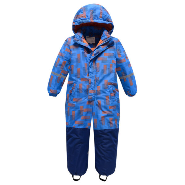 Children's one-piece warm and breathable ski suit - Image 5