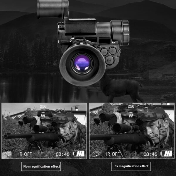 Head mounted digital night vision device NVG10 infrared Bluetooth 3x magnifying night vision device telescope - Image 5