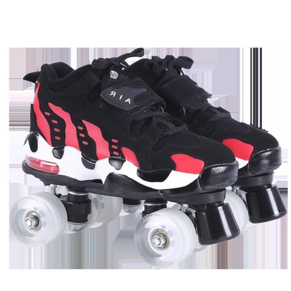 Adult quad double row roller skates - Image 4