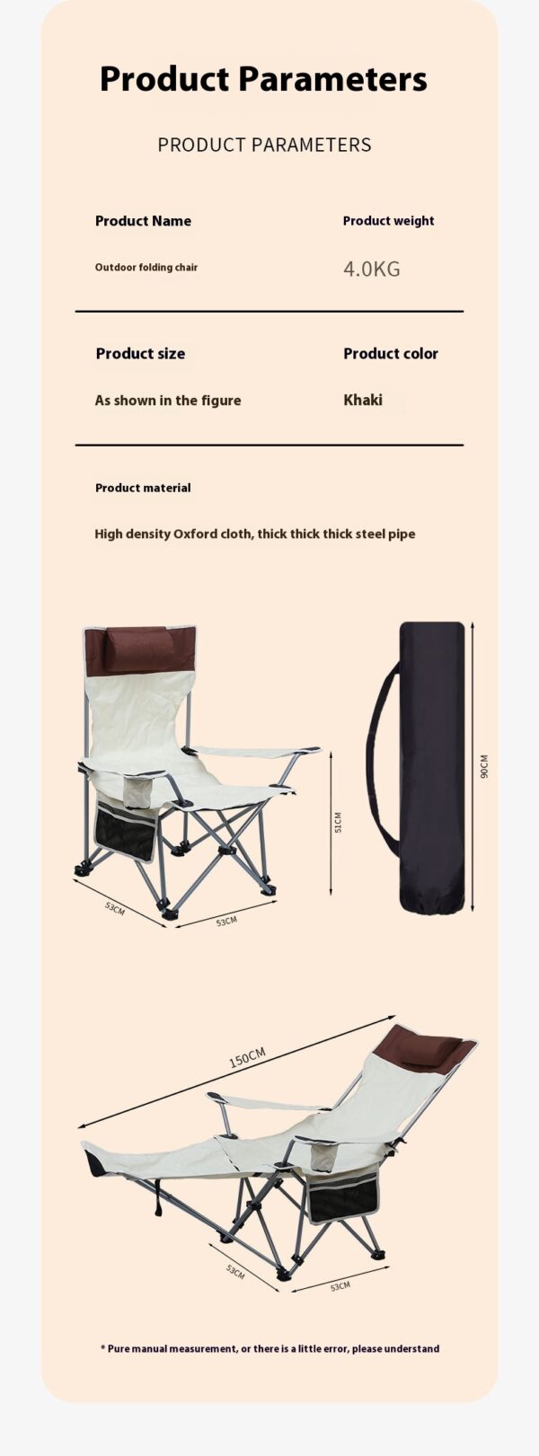 Outdoor adjustable chair for both sitting& lying - Image 7