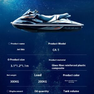 Outdoor water double high-speed motorboat