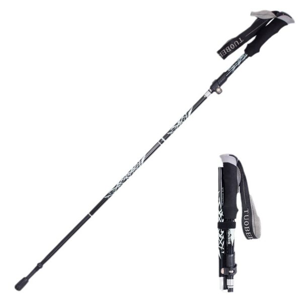 Adult aluminum alloy telescopic hiking cane - Image 2