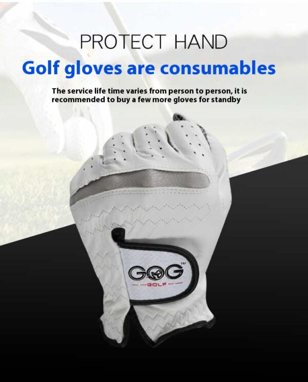 Men's Left & Right Hand Leather Golf Glove - Image 7