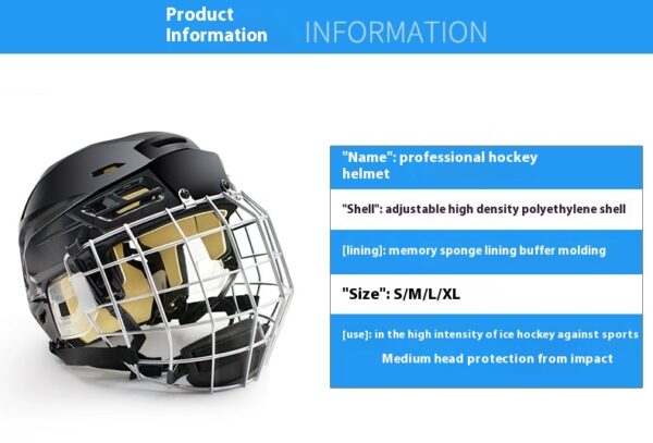 Ice hockey rugby roller skating helmets - Image 6