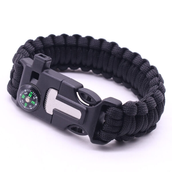 Outdoor survival wristband, umbrella rope wristband, special forces soldier multifunctional woven lifebuoy rope, outdoor survival equipment - Image 5