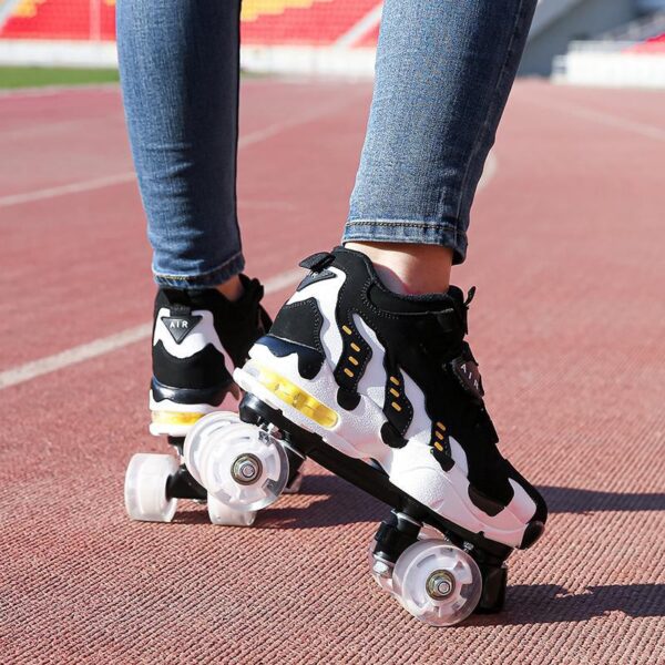 Adult quad double row roller skates - Image 3