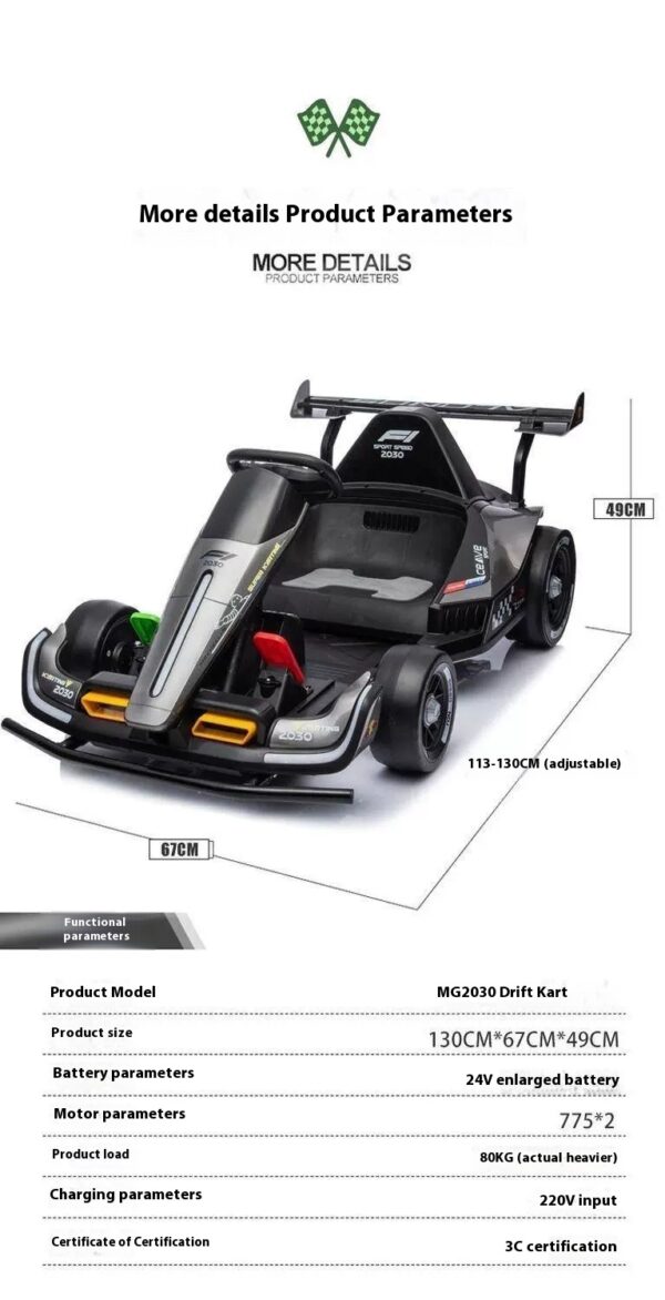 Children's rechargeable&fuel-powered karts - Image 6